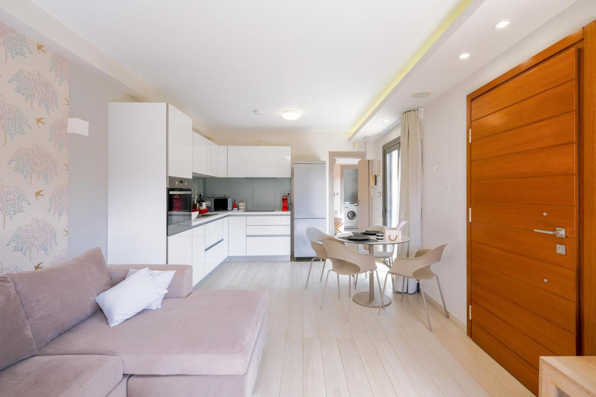 Glaros Casa Verde - Cozy Flat With Garden Near Beach كاتو ذاراتسو المظهر الخارجي الصورة