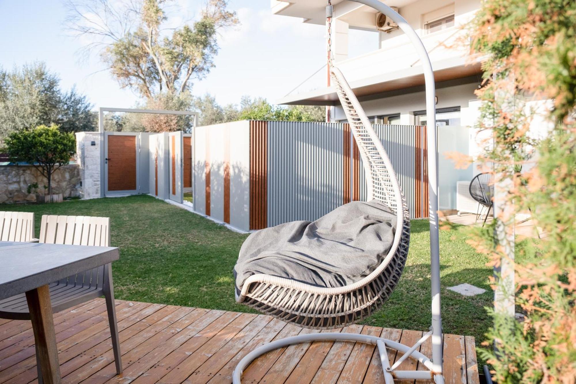 Glaros Casa Verde - Cozy Flat With Garden Near Beach كاتو ذاراتسو المظهر الخارجي الصورة