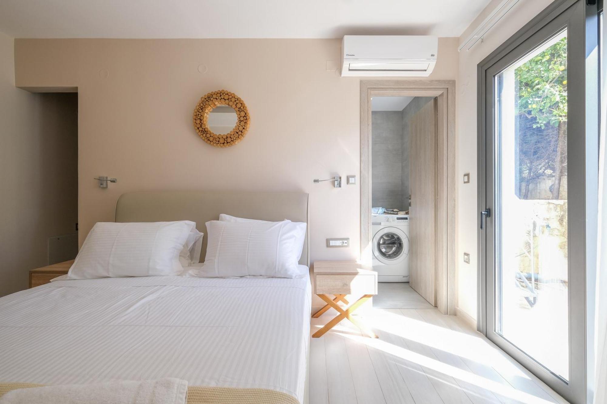 Glaros Casa Verde - Cozy Flat With Garden Near Beach كاتو ذاراتسو المظهر الخارجي الصورة