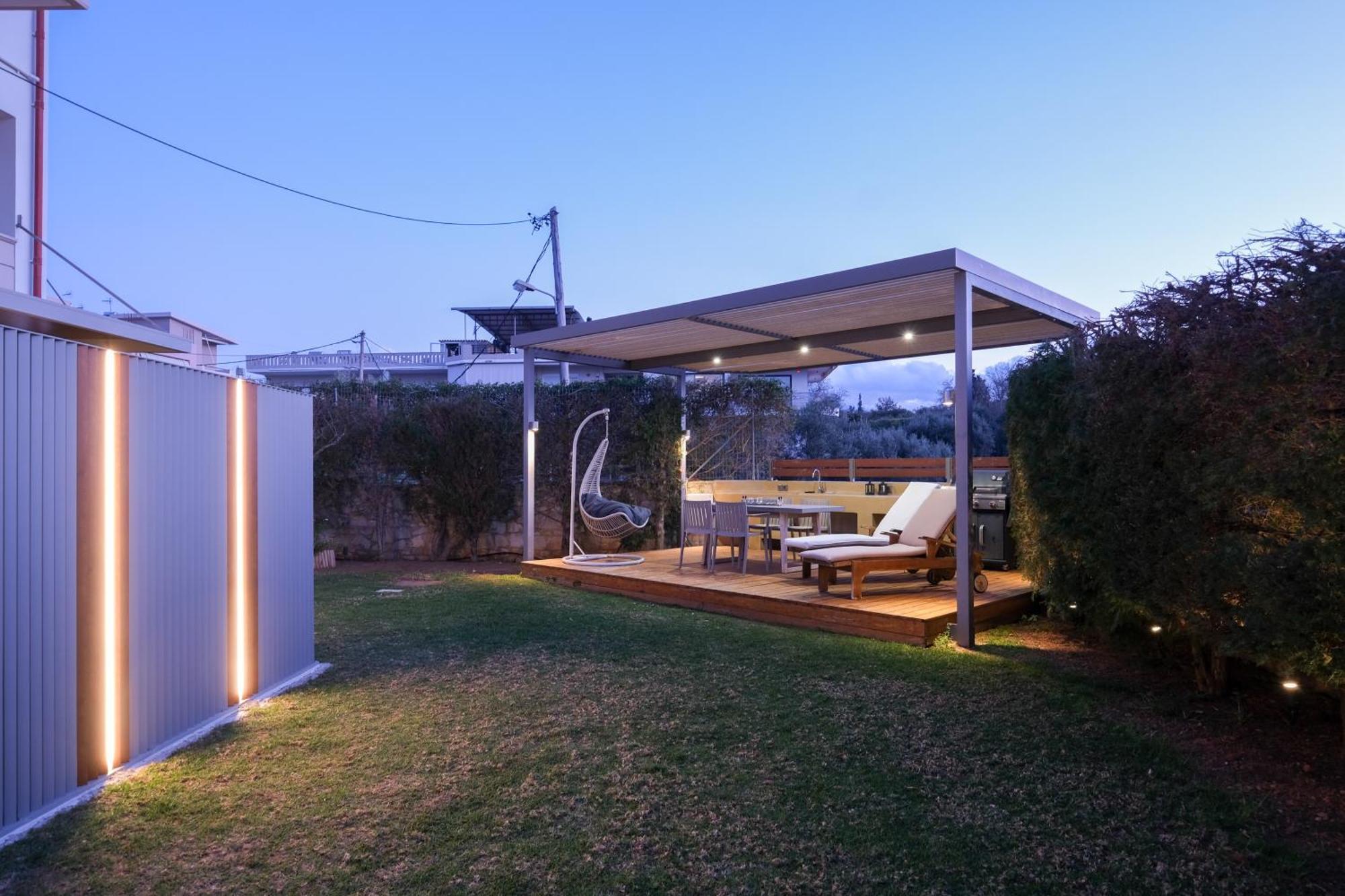 Glaros Casa Verde - Cozy Flat With Garden Near Beach كاتو ذاراتسو المظهر الخارجي الصورة